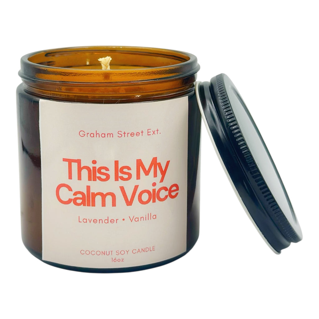 THIS IS MY CALM VOICE CANDLE
