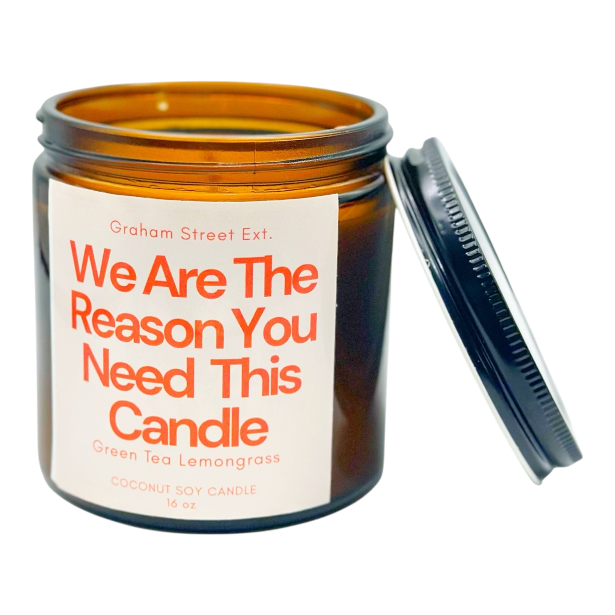 WE ARE THE REASON YOU NEED THIS CANDLE
