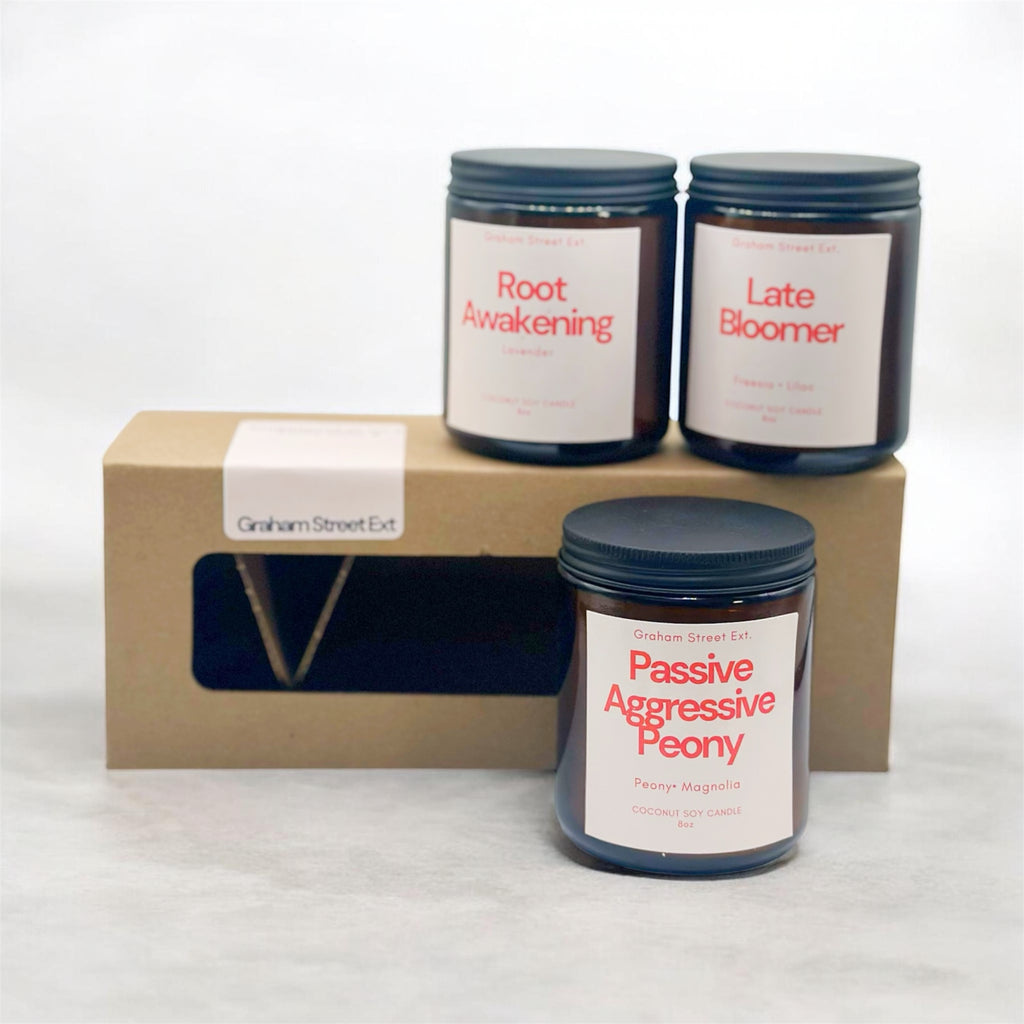 Floral Collection Candle Trio #1