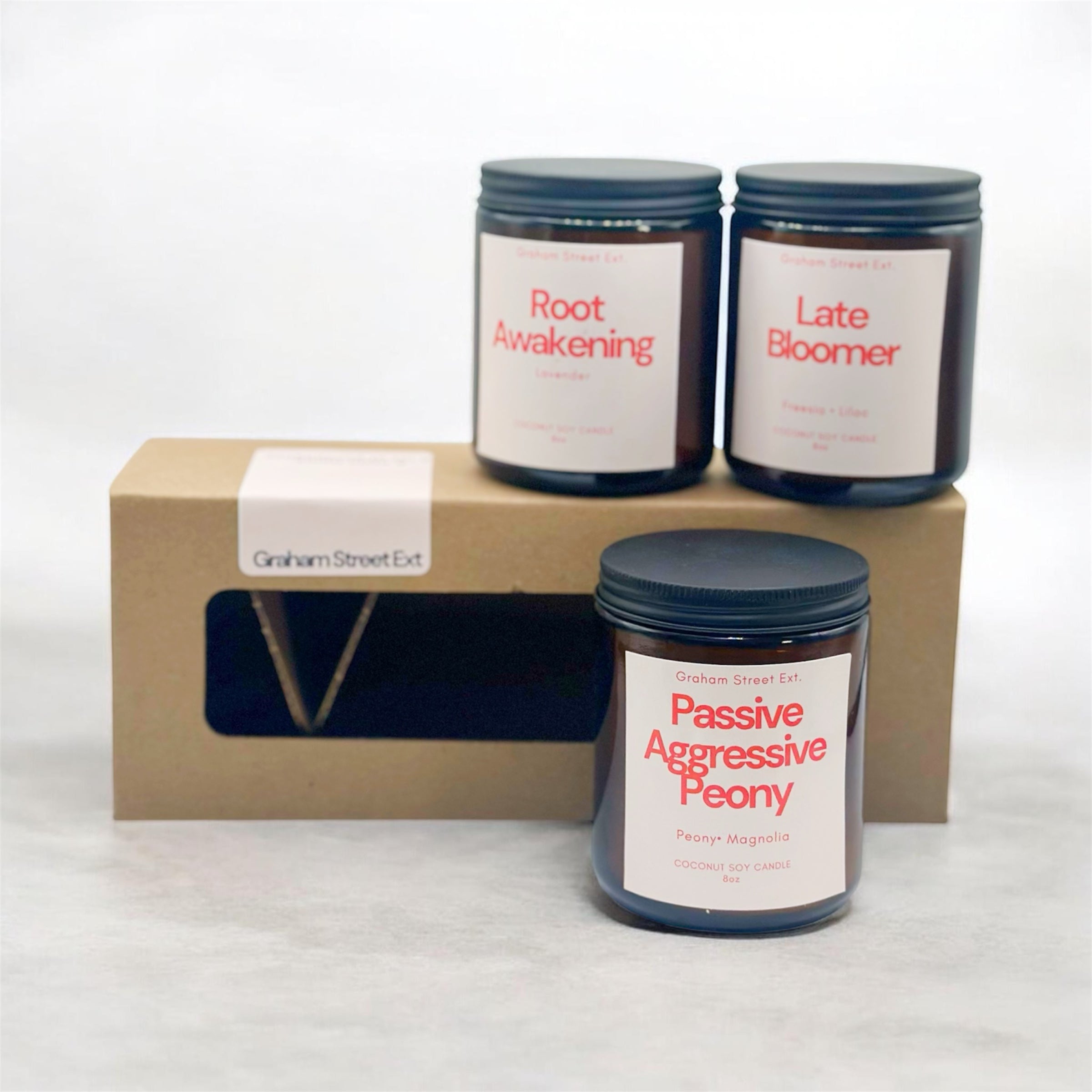 Floral Collection Candle Trio #1