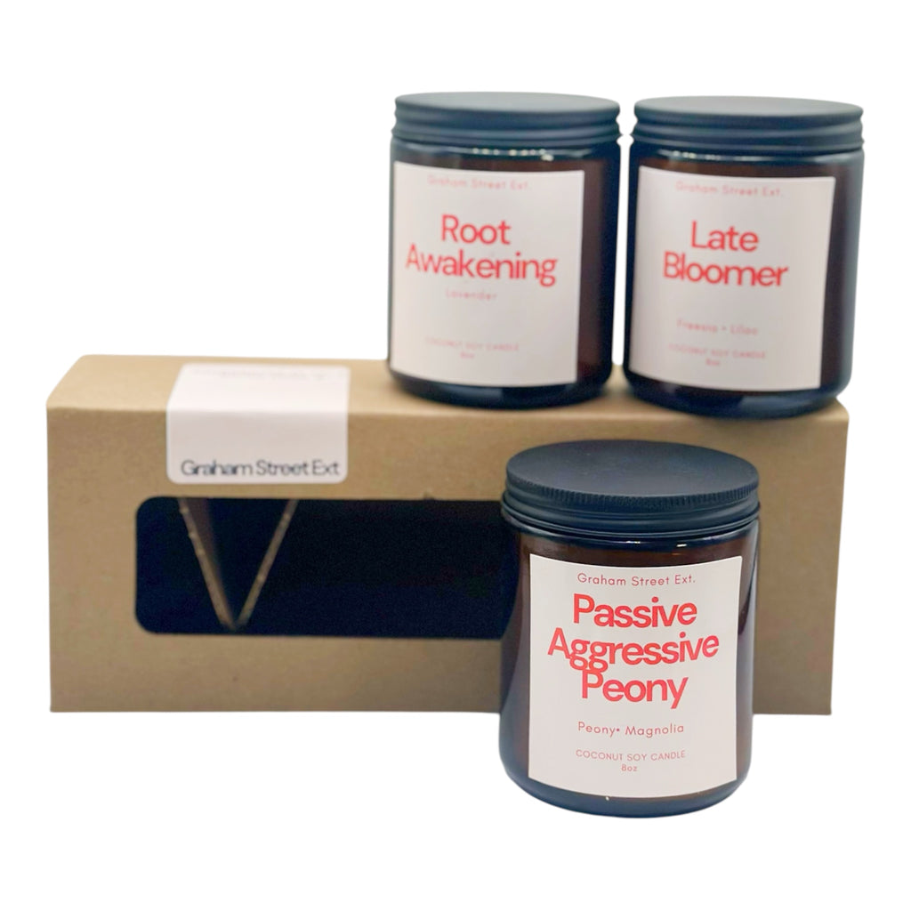 Floral Collection Candle Trio #1